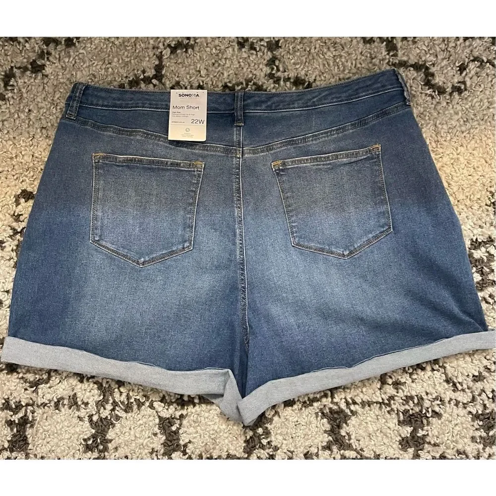 ❤️Sonoma Good For Life Plus Size Mom Shorts 22W